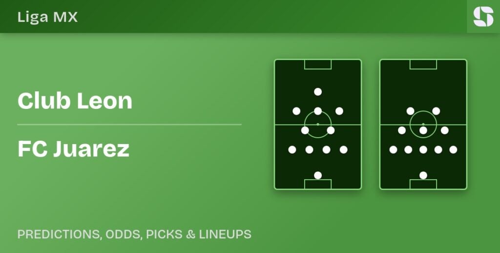 Club Leon vs FC Juarez predicted formations