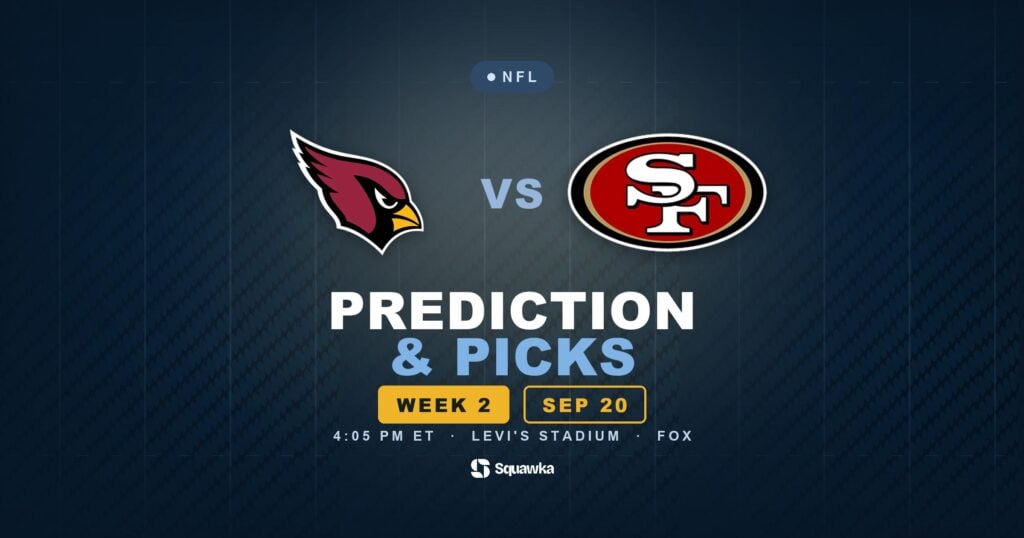 Arizona Cardinals vs San Francisco 49ers prediction, picks and odds for Week 2 of the 2026 NFL season