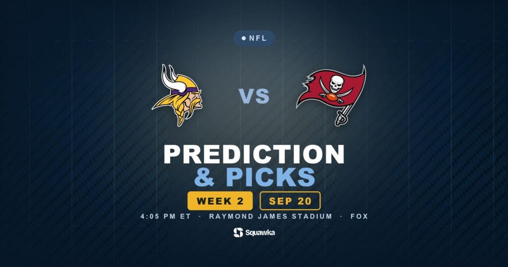 Minnesota Vikings vs Tampa Bay Buccaneers prediction, picks and odds for Week 2 of the 2026 NFL season