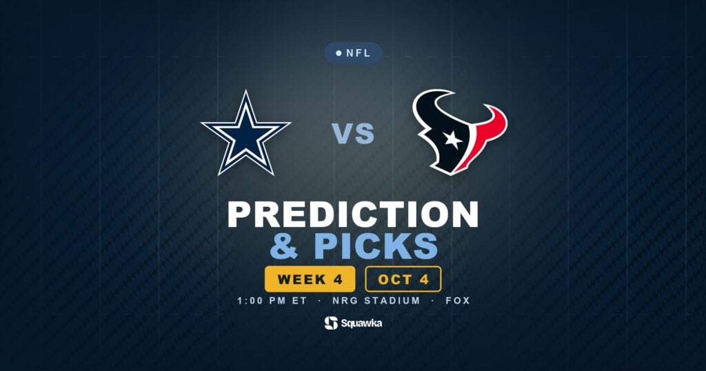 Dallas Cowboys vs Houston Texans prediction, picks and odds for Week 4 of the 2026 NFL season