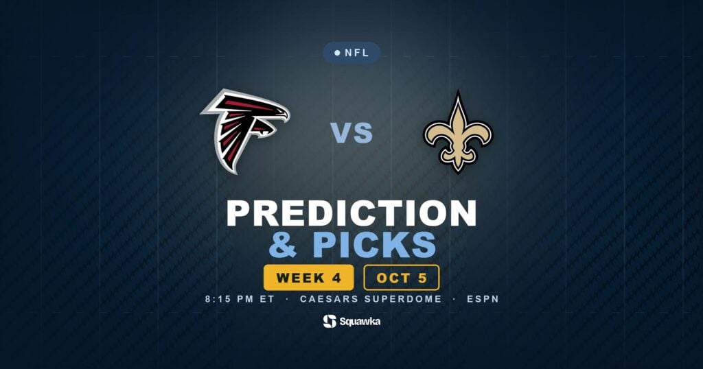 Atlanta Falcons vs New Orleans Saints prediction, picks and odds for Week 4 of the 2026 NFL season