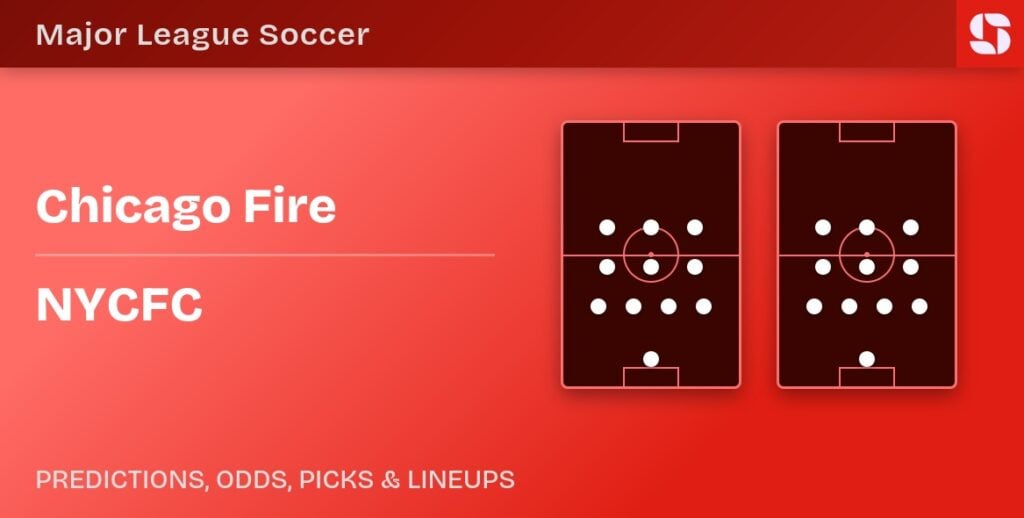 Chicago Fire vs NYCFC predicted formations