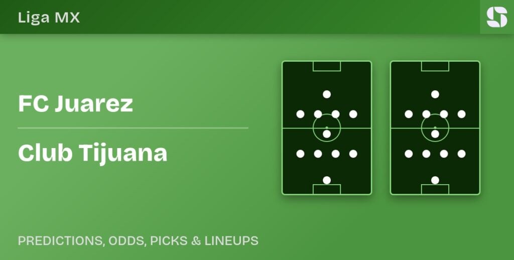 FC Juarez vs Club Tijuana predicted formations