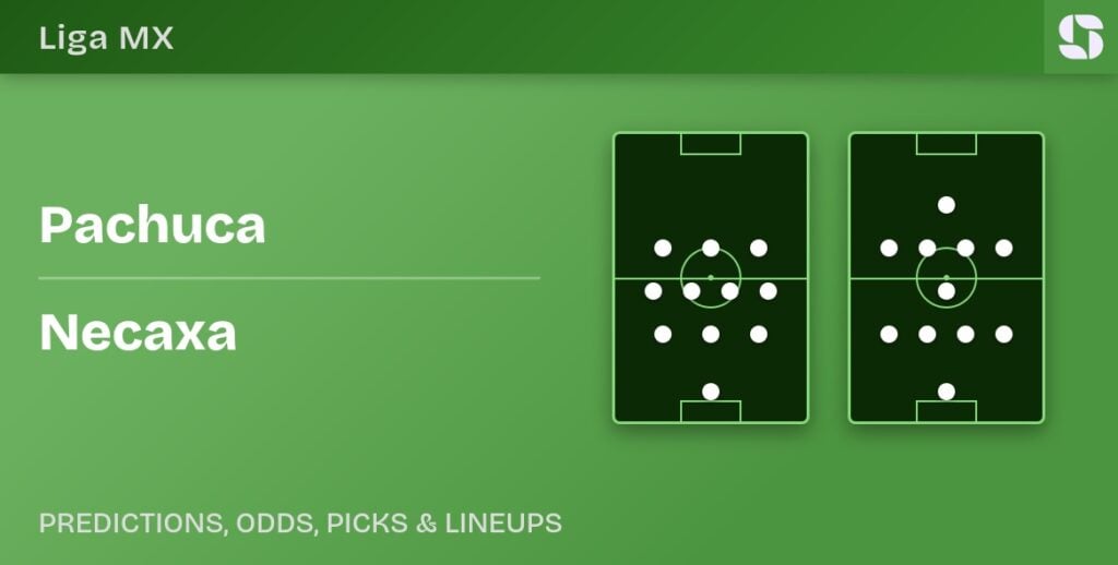 Pachuca vs Necaxa predicted formations