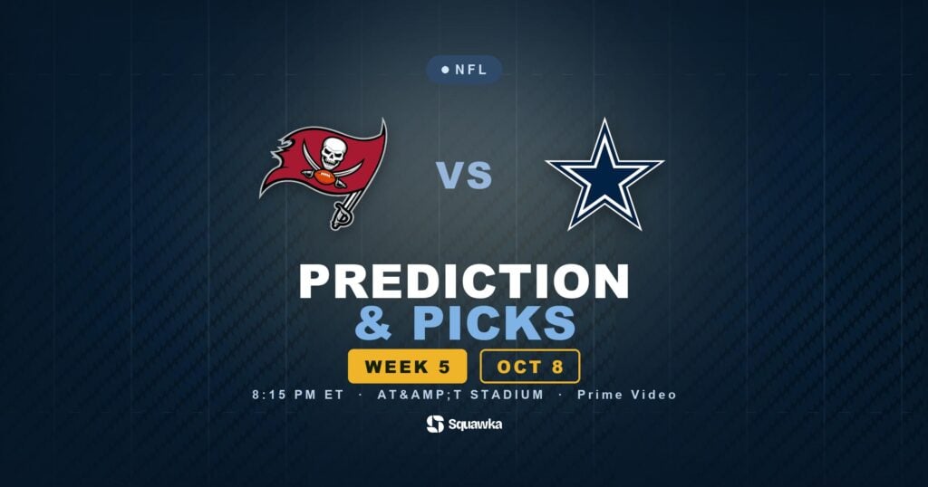 Tampa Bay Buccaneers vs Dallas Cowboys prediction, picks and odds for Week 5 of the 2026 NFL season