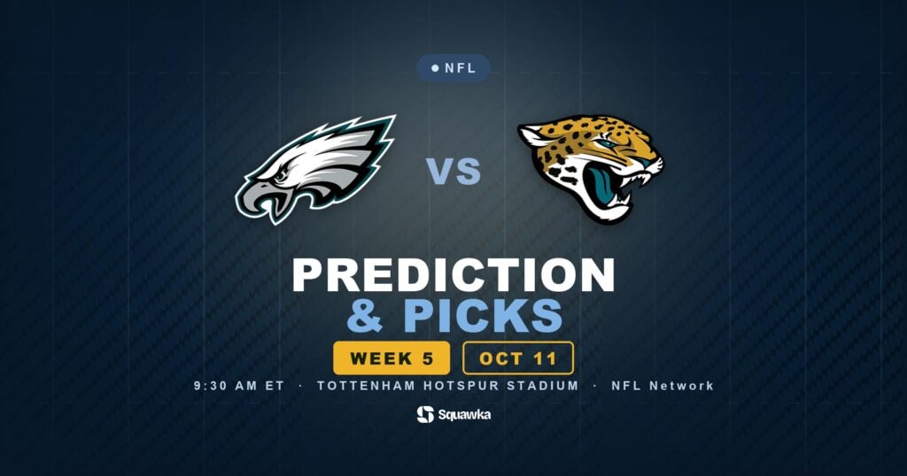 Philadelphia Eagles vs Jacksonville Jaguars prediction, picks and odds for Week 5 of the 2026 NFL season
