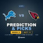 Detroit Lions vs Arizona Cardinals prediction, picks and odds for Week 5 of the 2026 NFL season
