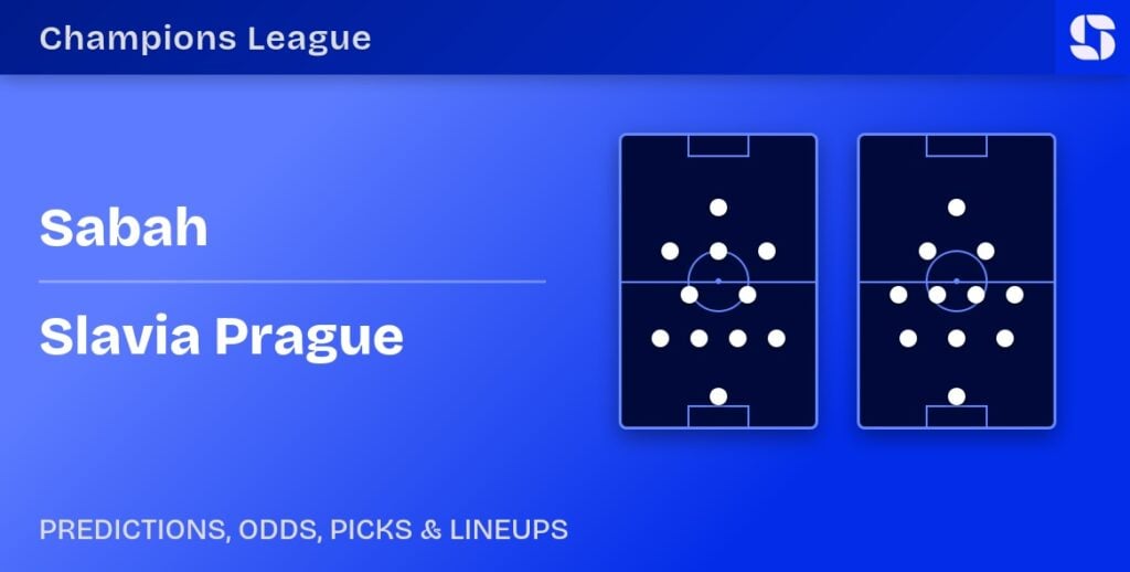 Sabah vs Slavia Prague predicted formations