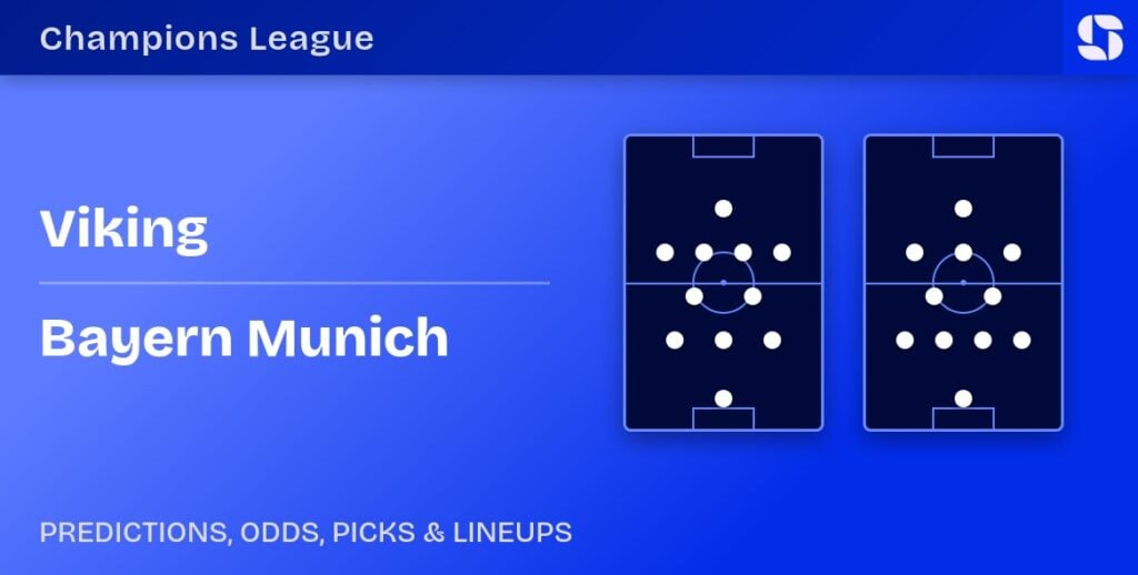 Viking vs Bayern Munich predicted formations