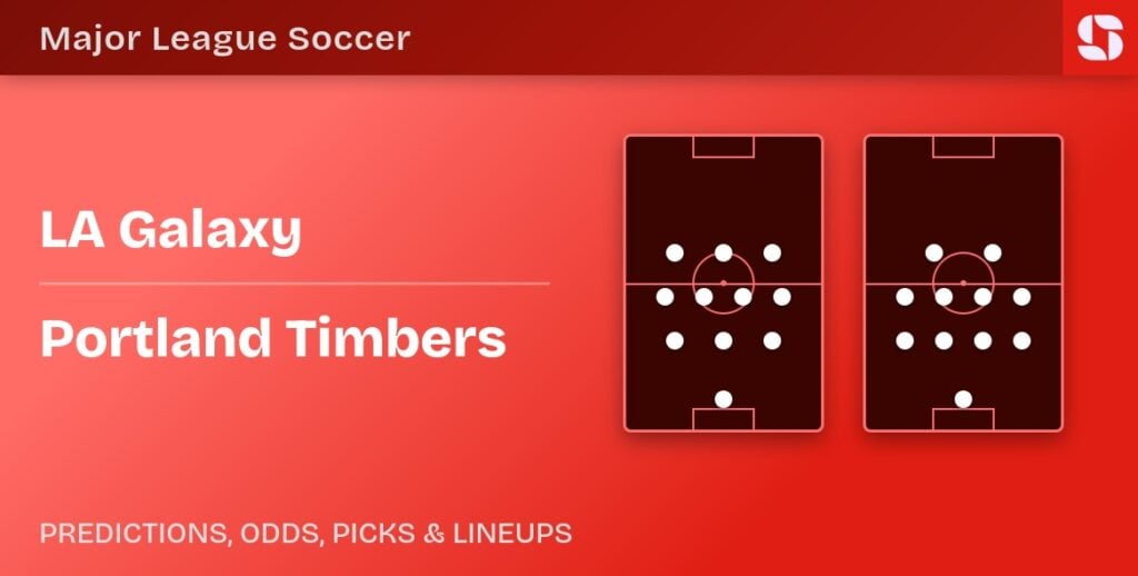 LA Galaxy vs Portland Timbers predicted formations