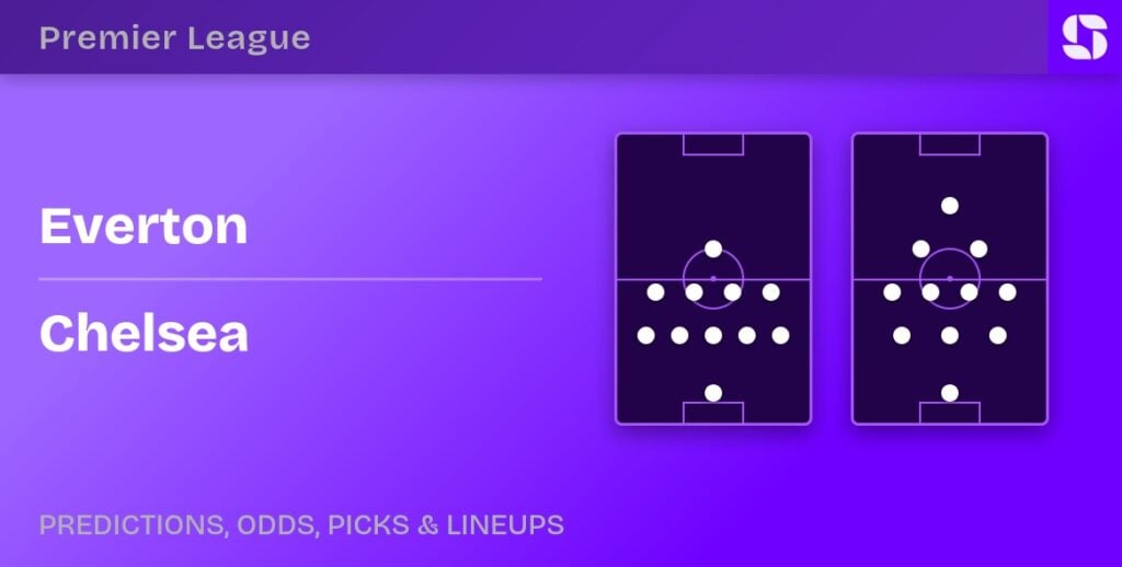 Everton vs Chelsea predicted formations