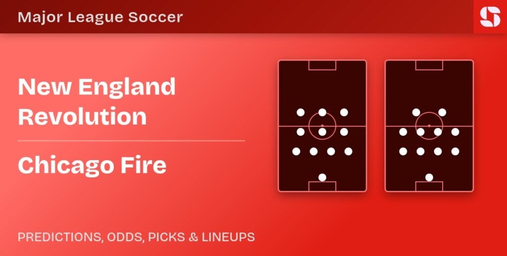New England Revolution vs Chicago Fire predicted formations