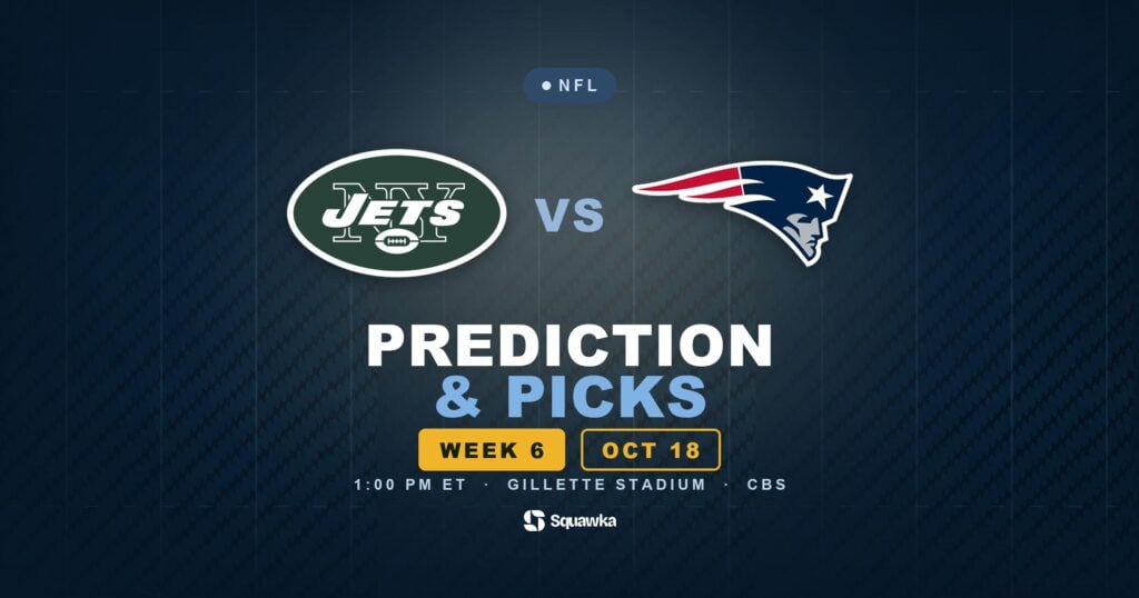 New York Jets vs New England Patriots prediction, picks and odds for Week 6 of the 2026 NFL season