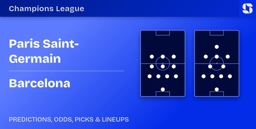 Paris Saint-Germain vs Barcelona predicted formations