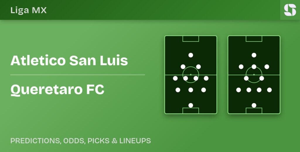 Atletico San Luis vs Queretaro FC predicted formations