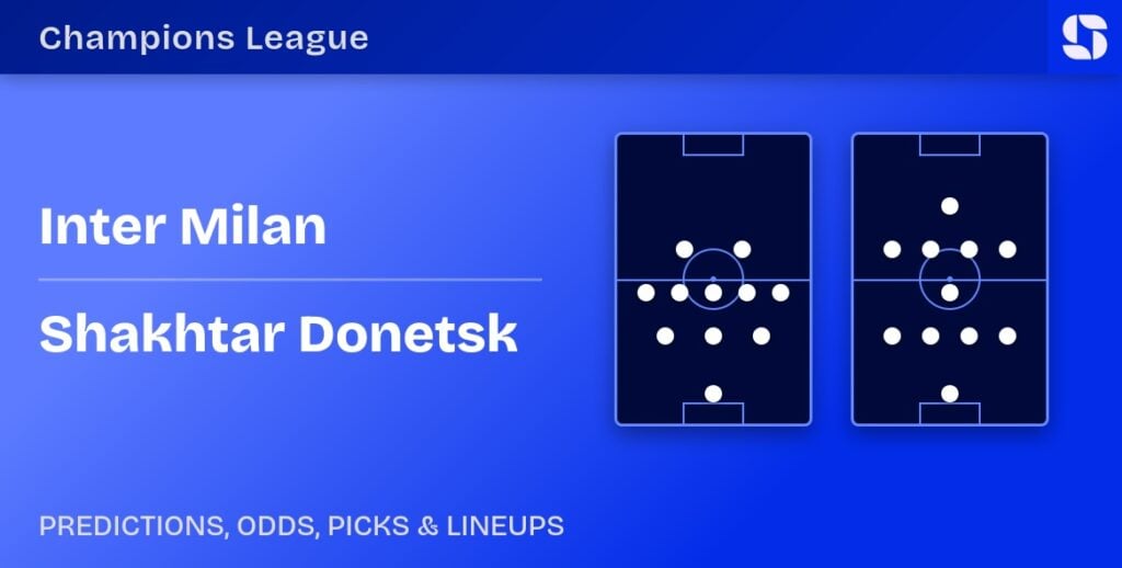 Inter Milan vs Shakhtar Donetsk predicted formations