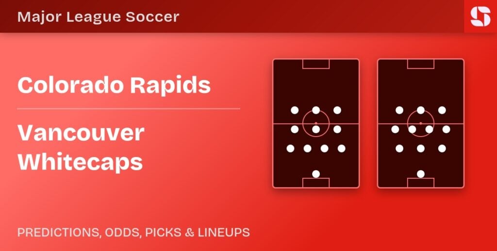 Colorado Rapids vs Vancouver Whitecaps predicted formations