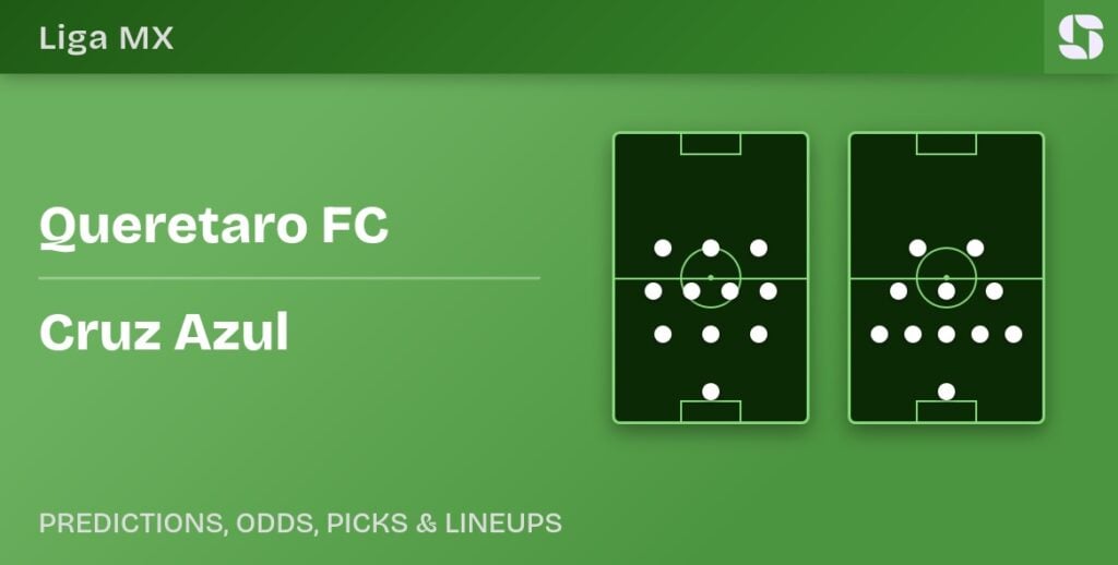 Queretaro FC vs Cruz Azul predicted formations