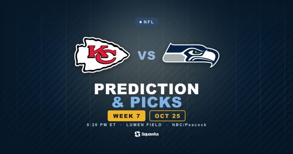 Kansas City Chiefs vs Seattle Seahawks prediction, picks and odds for Week 7 of the 2026 NFL season