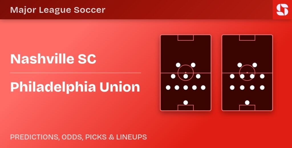 Nashville SC vs Philadelphia Union predicted formations