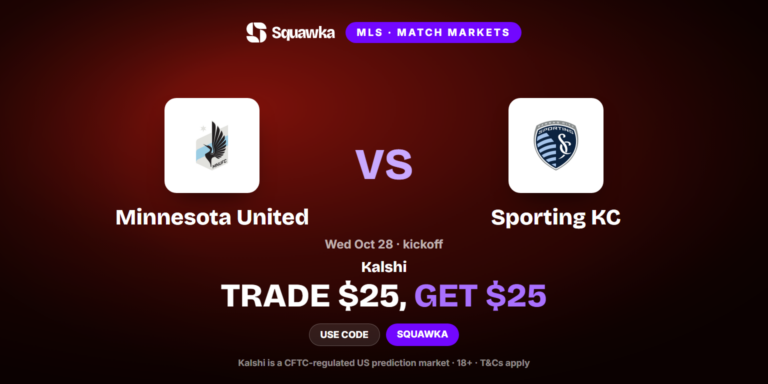 Minnesota United vs Sporting KC: Kalshi Promo Code — Trade $25, Get $25