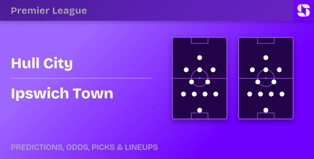 Hull City vs Ipswich Town predicted formations