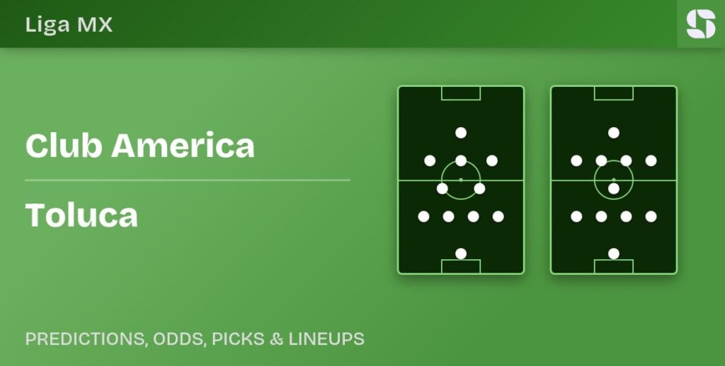 Club America vs Toluca predicted formations