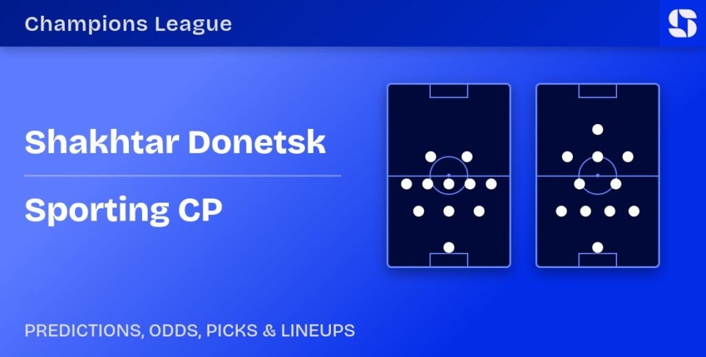 Shakhtar Donetsk vs Sporting CP predicted formations