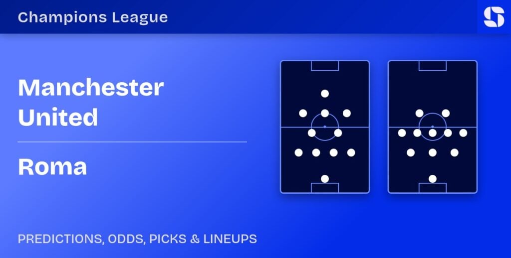 Manchester United vs Roma predicted formations