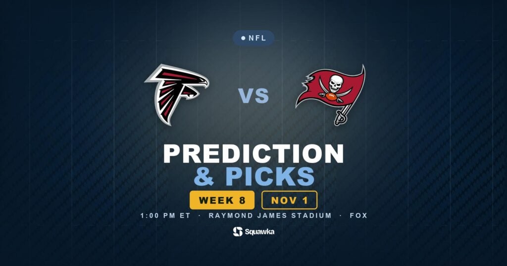 Atlanta Falcons vs Tampa Bay Buccaneers prediction, picks and odds for Week 8 of the 2026 NFL season