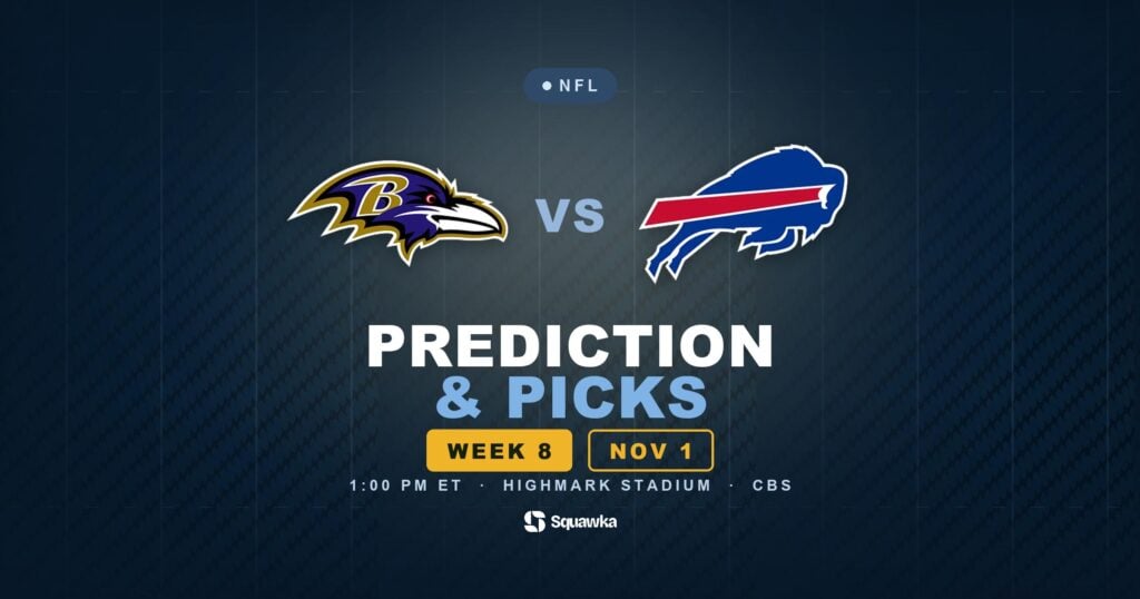 Baltimore Ravens vs Buffalo Bills prediction, picks and odds for Week 8 of the 2026 NFL season