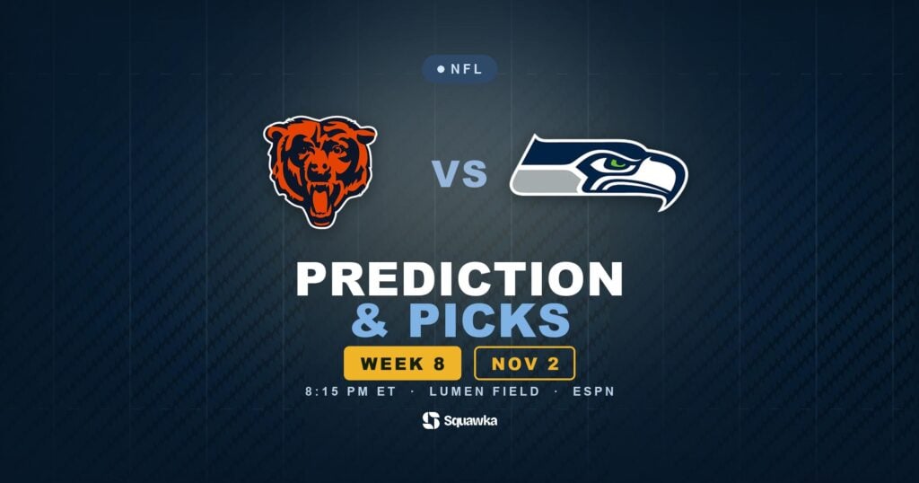 Chicago Bears vs Seattle Seahawks prediction, picks and odds for Week 8 of the 2026 NFL season