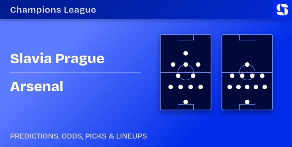 Slavia Prague vs Arsenal predicted formations
