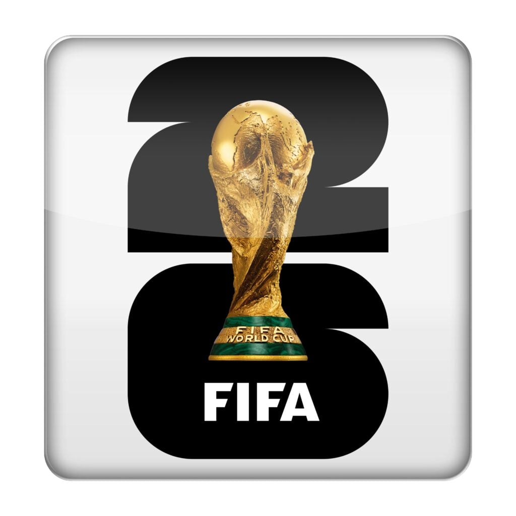 Logo oficial del Mundial 2026 organizado por Estados Unidos, Canadá y México