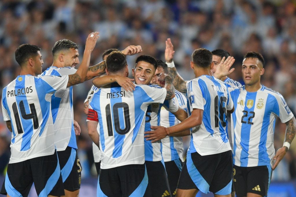 La selección argentina antes de un partido oficial