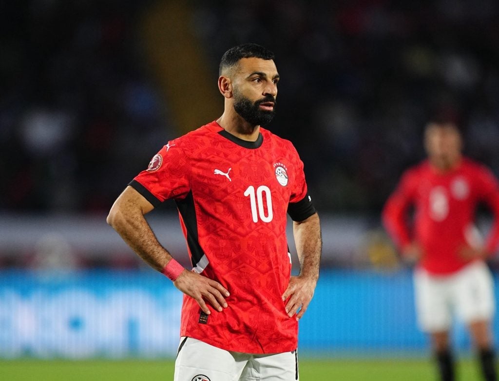 La selección de Egipto antes de un partido oficial