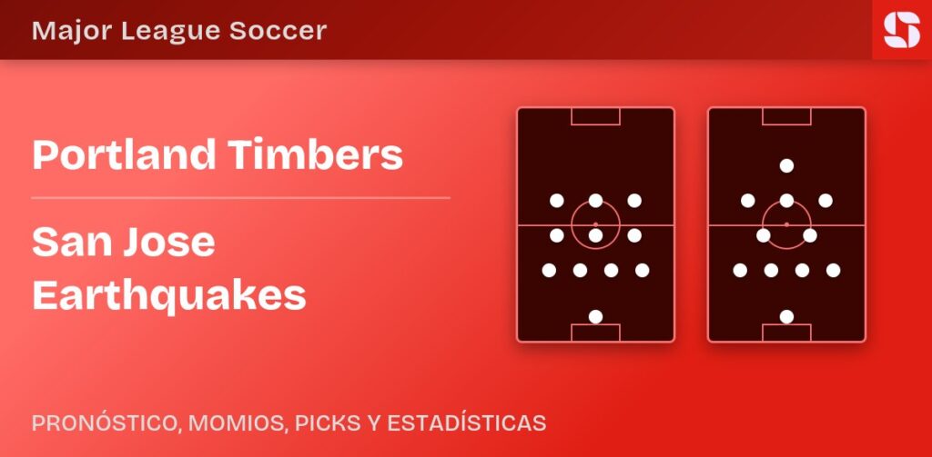 Portland Timbers vs San Jose Earthquakes: alineaciones predichas