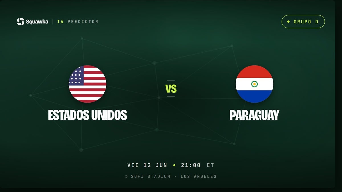 Squawka Predictor IA: Estados Unidos vs Paraguay, Mundial 2026 Grupo D, SoFi Stadium