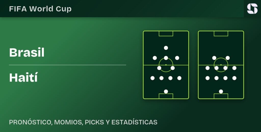 Brasil vs Haití — previa y alineaciones probables del Mundial 2026