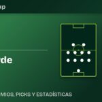 Gráfico de formación Uruguay vs Cabo Verde para el partido de la Jornada 2 del Grupo G del Mundial 2026 en Hard Rock Stadium de Miami.