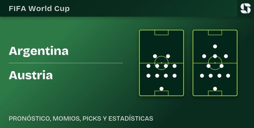 Argentina vs Austria — pronóstico Mundial 2026 alineaciones probables