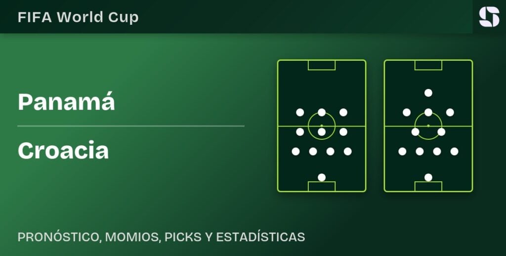 Alineaciones probables de Panamá y Croacia para el partido del Mundial 2026