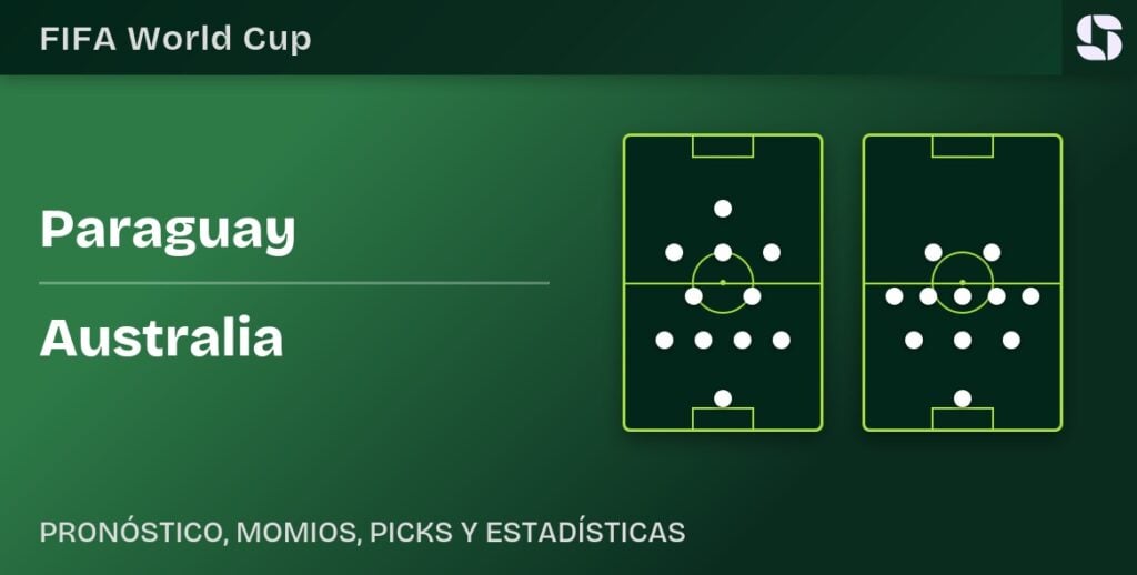 Paraguay vs Australia alineaciones previstas Mundial 2026
