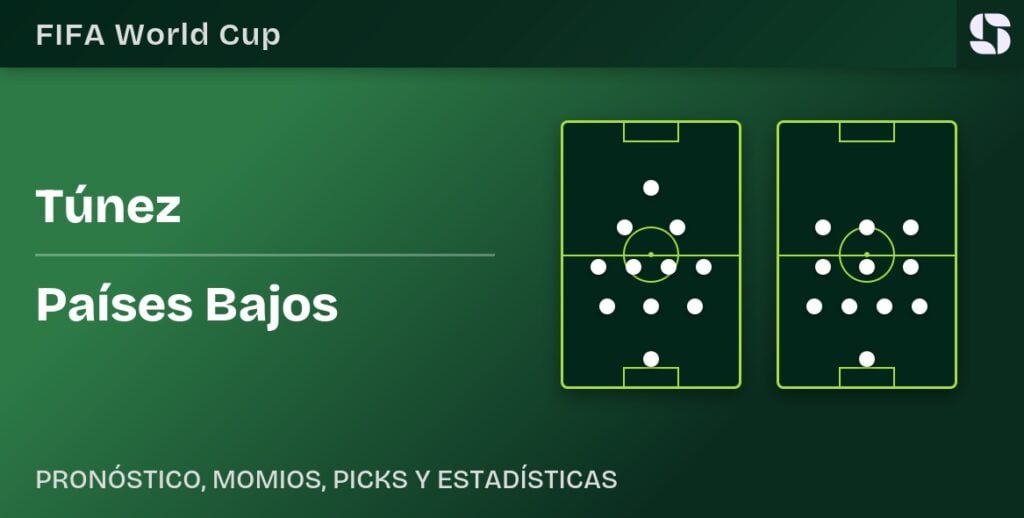 Túnez vs Países Bajos alineaciones previas Mundial 2026