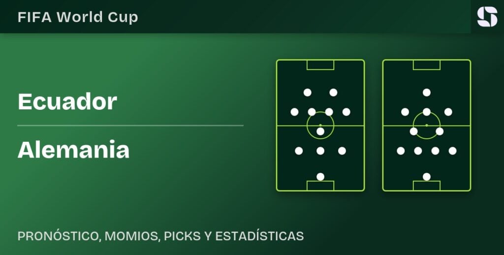 Ecuador vs Alemania - alineaciones Grupo E Mundial 2026