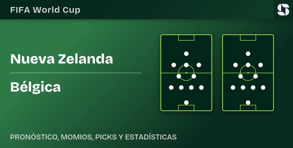 Nueva Zelanda vs Bélgica - alineaciones previstas, Mundial 2026