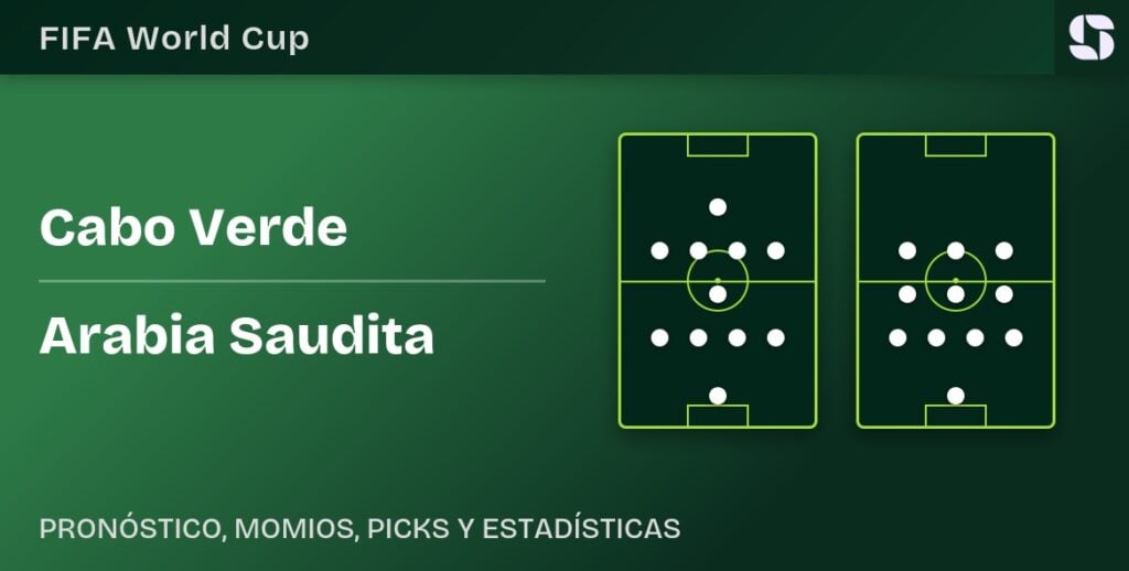 Cabo Verde vs Arabia Saudita alineaciones previstas Mundial 2026