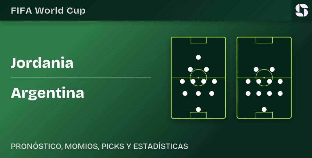 Jordania vs Argentina alineaciones Mundial 2026