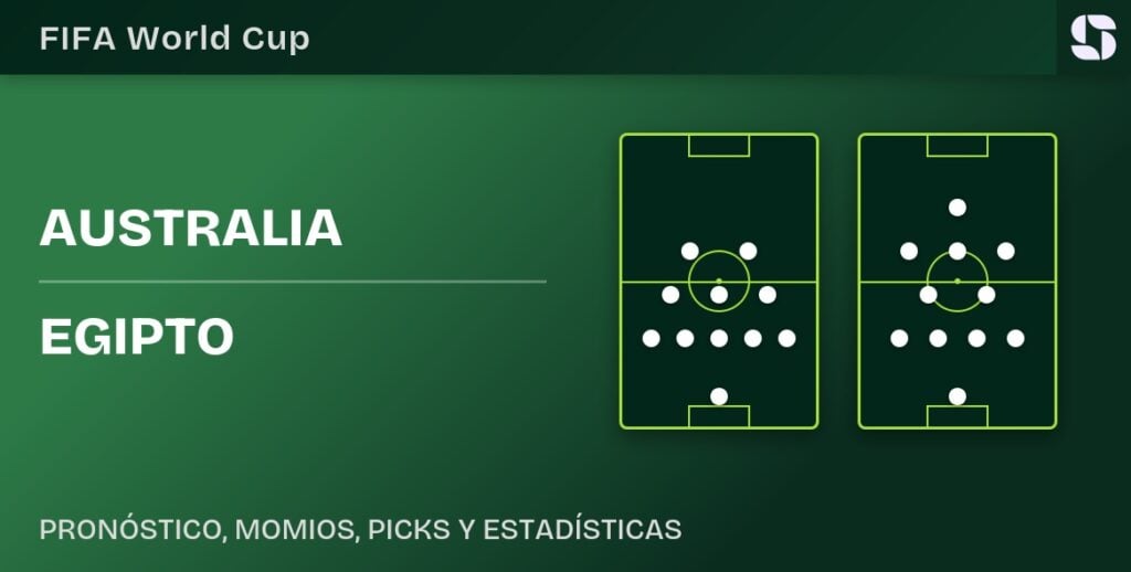 Alineaciones probables Australia vs Egipto, Mundial 2026 Ronda de 32