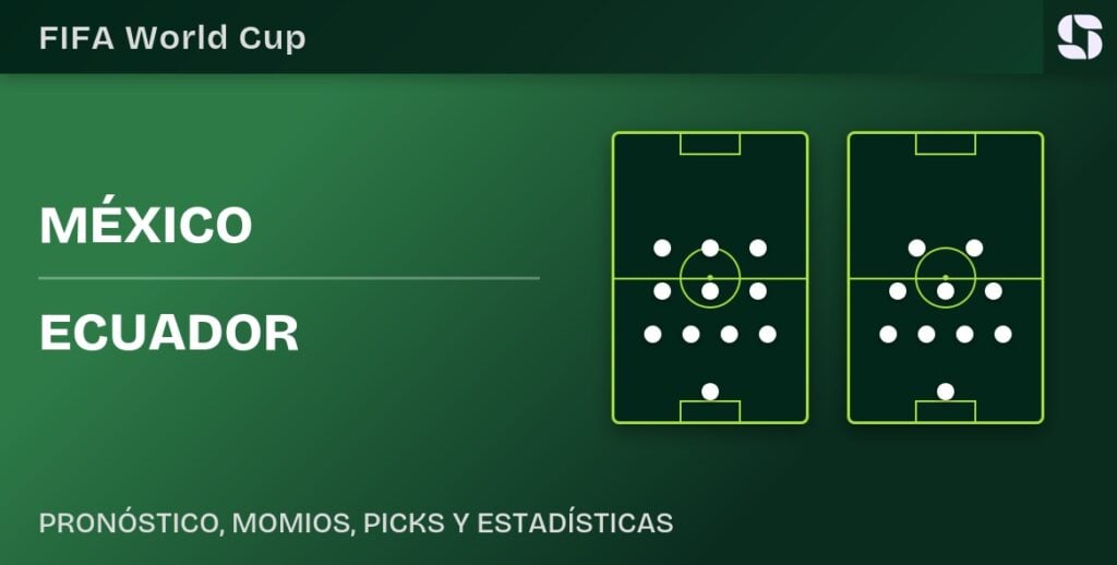Alineaciones México vs Ecuador, octavos de final del Mundial 2026